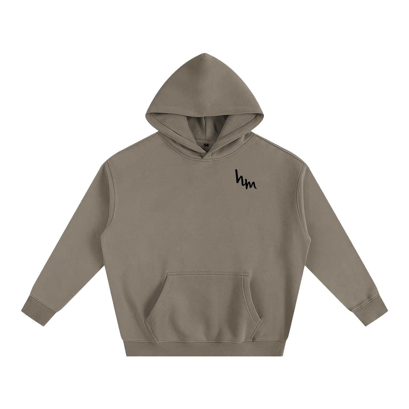 hustle4mine Oversize Fleeced Hoodie